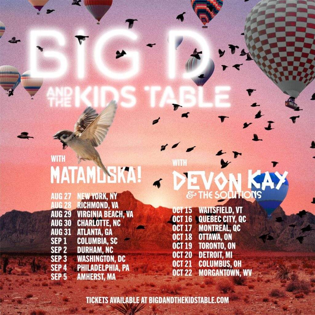 20260605 big d and the kids table new tour dates