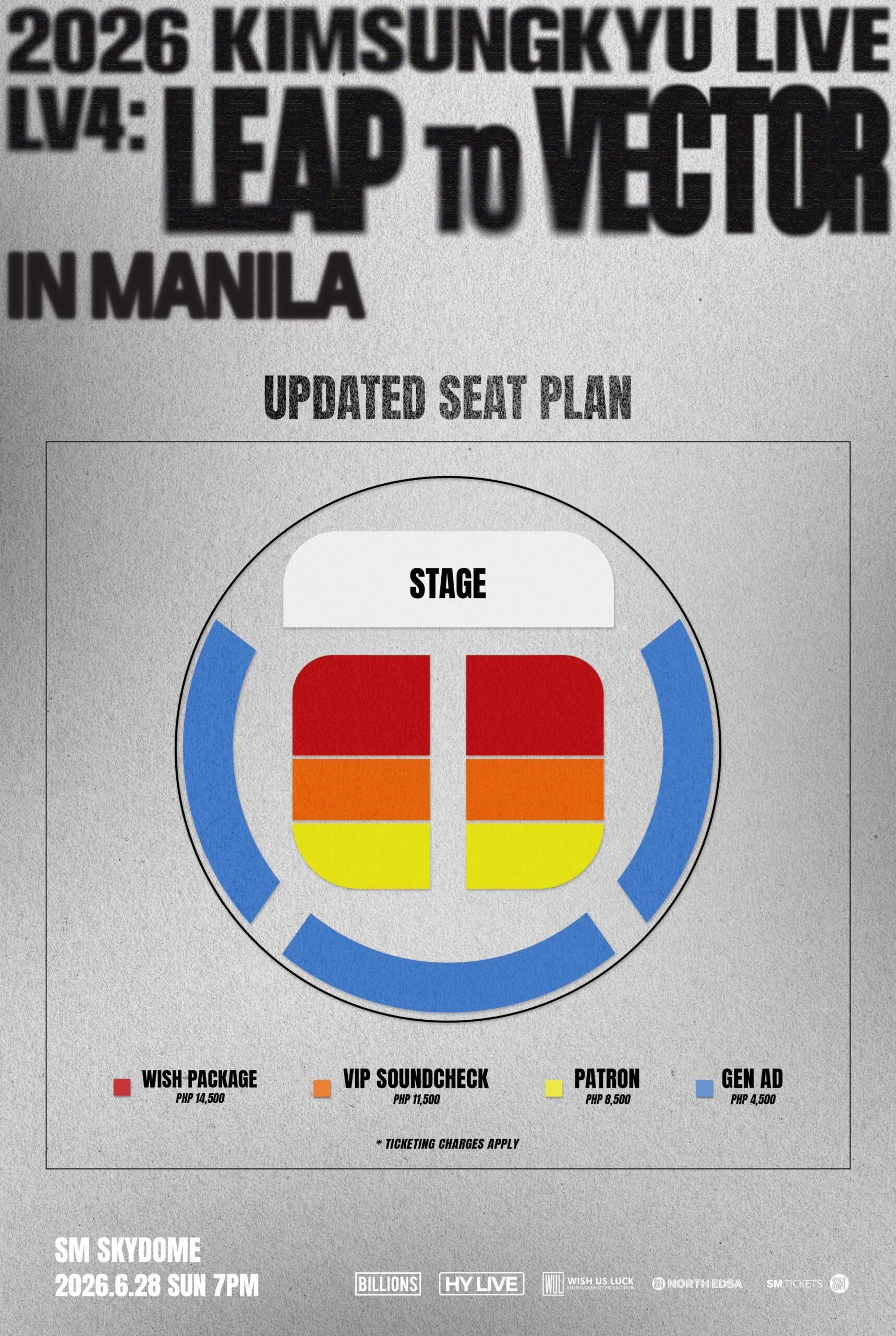 Kim Sung Kyu in Manila seat plan