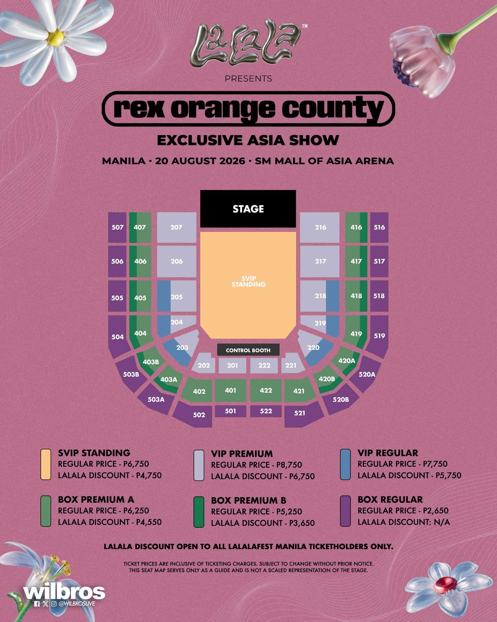 rex orange county in manila ticket prices