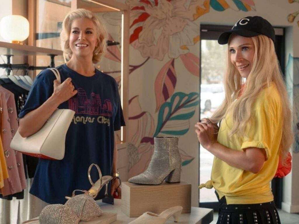 In Ted Lasso season 4 episode 1, Rebecca (Hannah Waddingham) and Keeley (Juno Temple) go shopping in Kansas City.