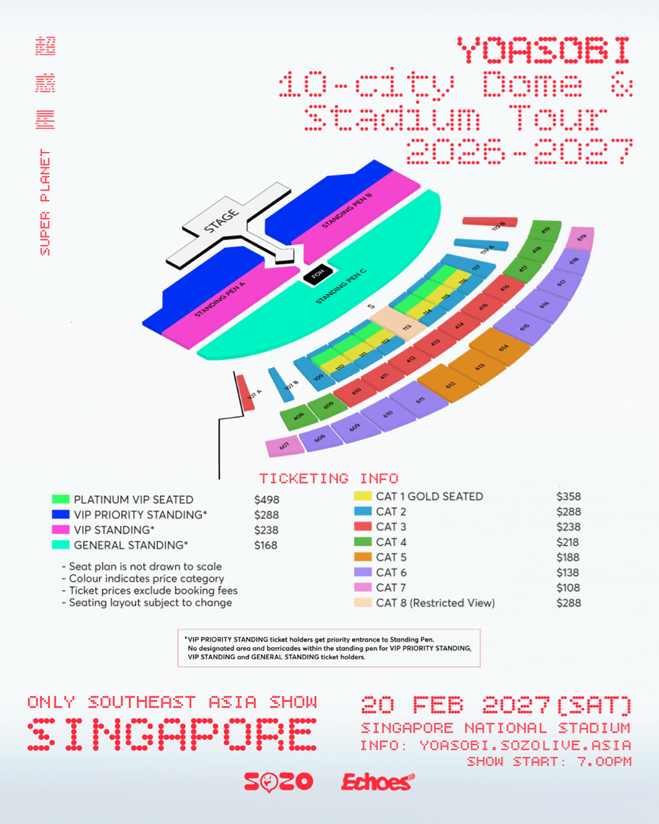 yoasobi tour ticket details