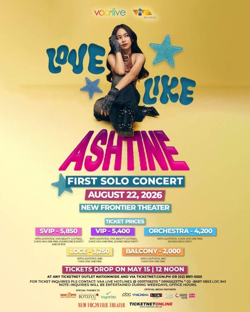 Ashtine - Love Like Ashtine Concert (Poster)