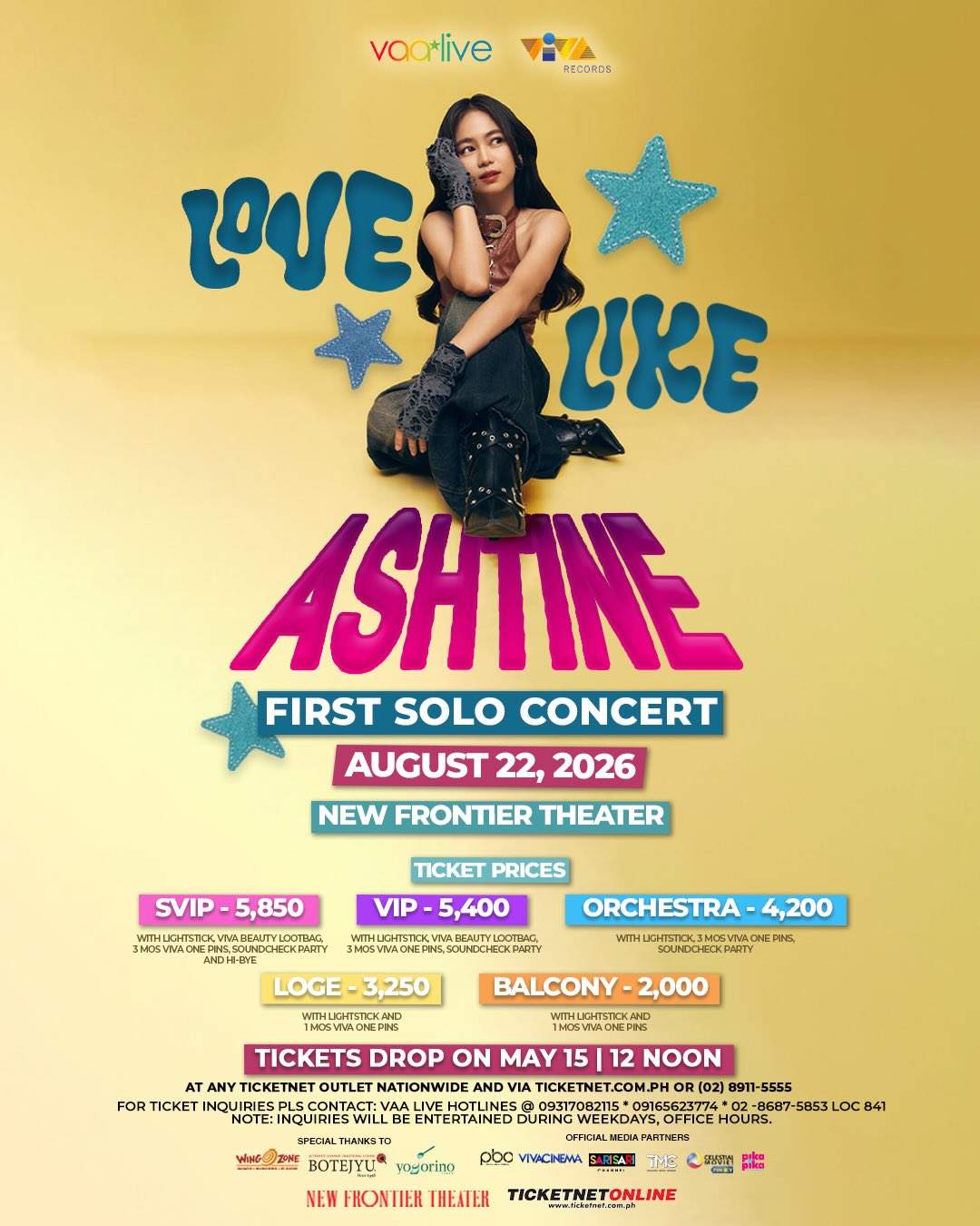 Ashtine - Love Like Ashtine Concert (Poster)