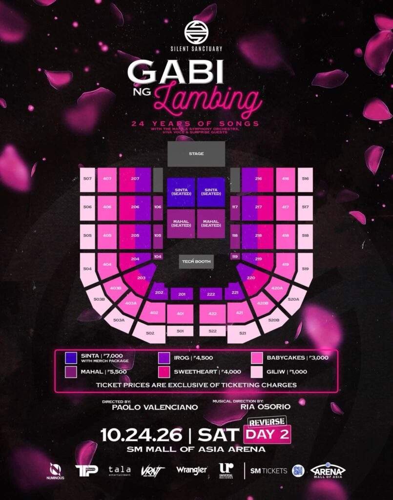 gabi ng lambing seat plan